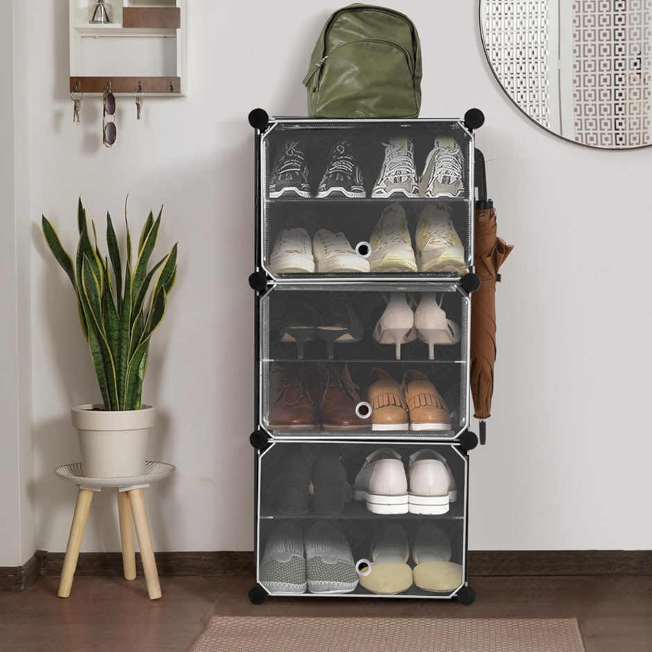 ABOUT SPACE Shoe Rack for Home with Door